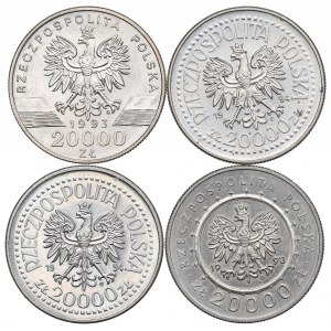 III RP, Zestaw 20.000 złotych 1993-94