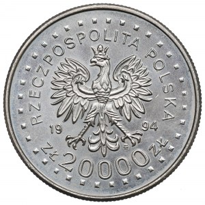 III RP, 20 000 PLN 1994 200. výročie Kosciuszkovho povstania