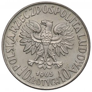 PRL, 10 zloty 1965 VII wieków Warszawy - CuNi-Probe