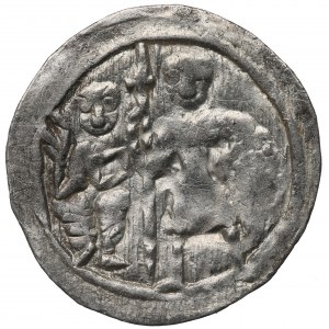 Boleslaw III. der Wrymouth, Krakau, Denar, Herzog und Bischof, OHNE Ornamente - ex.PCGS MS62