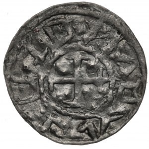 Boleslaw III. von Wrymouth, Krakau, Denar, Fürst und Bischof - Nachahmung einer Legende