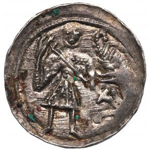 Boleslaw III. von Wrymouth, Krakau, Denar, Kampf mit dem Drachen - Sterne