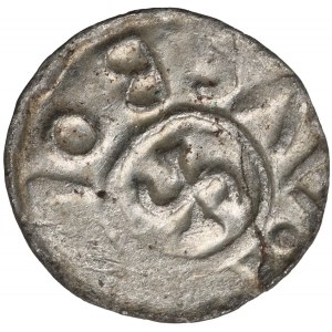 Bolislaus III as Duke of Schlesien, Denarius without date, Breslau (before 1107)