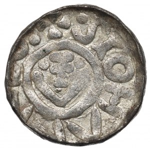 Bolislaus III as Duke of Schlesien, Denarius without date, Breslau (before 1107)