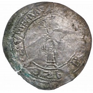 Bolesław III Krzywousty, Kraków/Gniezno, ONE-POINT bracteate - VELKÁ vzácnost