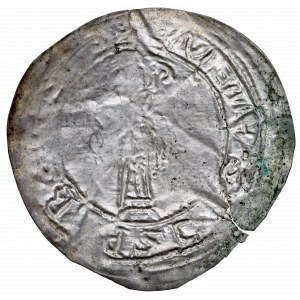 Bolesław III Krzywousty, Kraków/Gniezno, ONE-POINT bracteate - VELKÁ vzácnost