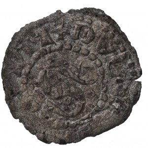 Siemowit IV (1381-1426), Płock, trzeciak, litera S między kropkami - rzadki