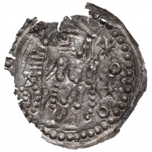 Bolislaus V, Bracteat - knight with standard