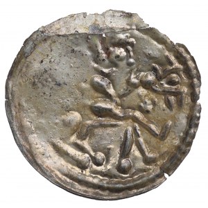 Mieszko III Starý, Gniezno, latinský náramok, knieža na koni (hlava) - KRÁSNY