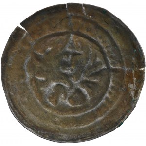 Mieszko III Starý, Gniezno/Kalisz, hebrejský náramek, kníže ve špičaté přilbě s palmovým listem - vzácné