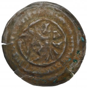 Mieszko III Starý, Gniezno/Kalisz, hebrejský náramek, kníže ve špičaté přilbě s palmovým listem - vzácné