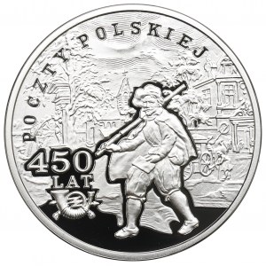 III RP, 10 PLN 2008 - 450 rokov poľskej pošty