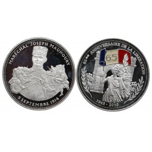 Francie, Sada pamětních medailí