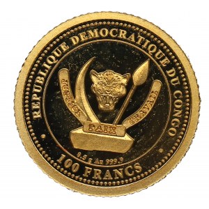 Kongo, 100 frankov 2021