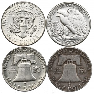 USA, sada 1/2 USD 1944-64