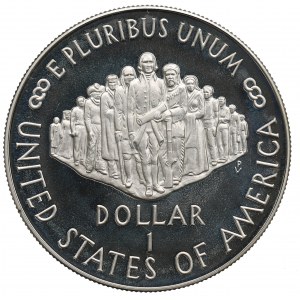 USA, dolár 1987 - 200. výročie prijatia ústavy USA