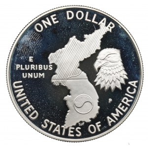 USA, Dollar 1991 - 38th anniversary of Korea War