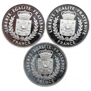 Francja, Zestaw medali pamiątkowych