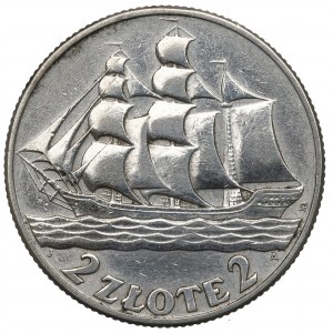 II RP, 2 zl. 1936 Plachetnice