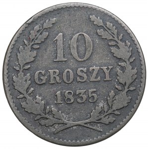 Slobodné mesto Krakov, 10 groszy 1835