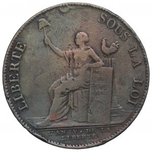 Francja, Medal 2 sole 1792