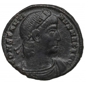 Römisches Reich, Konstantin I., Follis Konstantinopel - GLORIA EXERCITVS