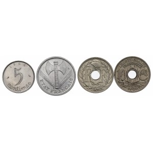 Francja, Zestaw monet zdawkowych