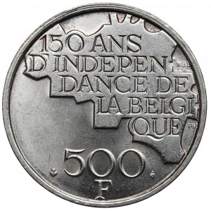 Belgicko, 500 frankov 1980