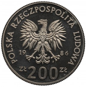 PRL, 1.000 złotych 1986 Ochrona środowiska - Próba Sowa CuNi