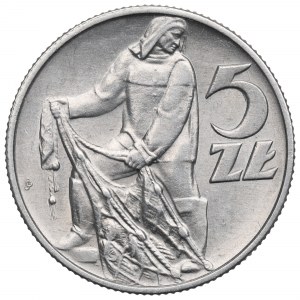 PRL, 5 Zloty 1959 Rybak