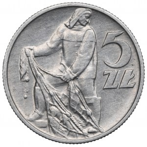 PRL, 5 zlotých 1959 Rybak