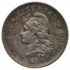 Argentyna, 10 centavos 1882