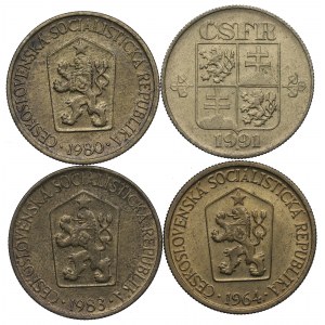 Czechosłowacja, Zestaw 1 koruna