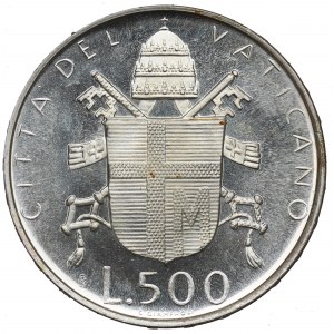 Vatikan, 500 Lire - DATE ON RANGE