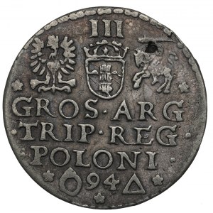 Zikmund III Vasa, Trojak 1594, Malbork - dobový padělek