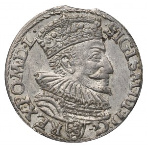 Zygmunt III Waza, Trojak 1594, Malbork - ILUSTROWANY