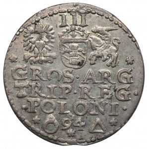 Sigismund III Vasa, 3 groschen 1594, Marienburg