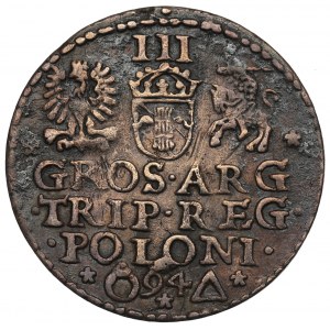 Sigismund III Vasa, 3 groschen 1594, Marienburg