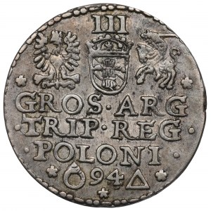 Sigismund III Vasa, 3 groschen 1594, Marienburg