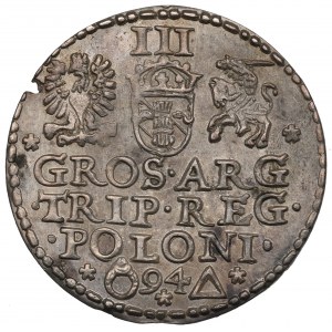 Sigismund III Vasa, 3 groschen 1594, Marienburg