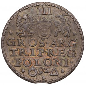 Sigismund III, 3 groschen 1592, Marienburg