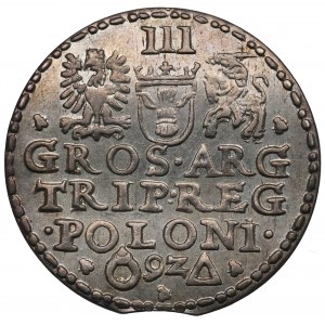Zygmunt III Waza, Trojak 1592, Malbork - ILUSTROWANY