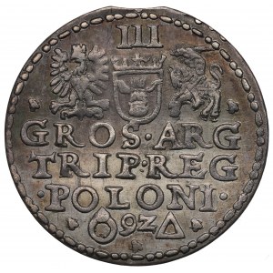 Zygmunt III Waza, Trojak 1592, Malbork - ILUSTROWANY