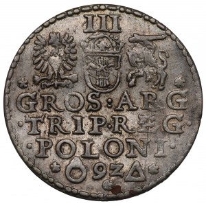 Sigismund III, 3 groschen 1592, Marienburg