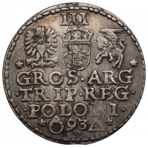 Žigmund III Vasa, Trojak 1593, Malbork