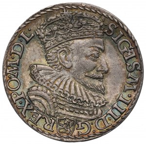 Zygmunt III Waza, Trojak 1593, Malbork