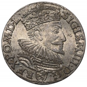 Zygmunt III Waza, Trojak 1593, Malbork - ILUSTROWANY