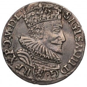 Zygmunt III Waza, Trojak 1593, Malbork - NIEOPISANY