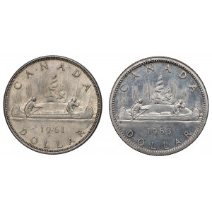 Kanada, Dollarsatz 1961 und 1965