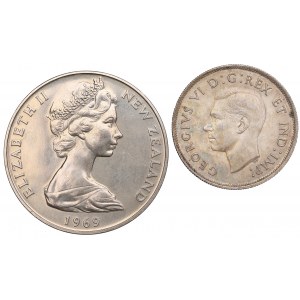 Kanada a Nový Zéland, sada mincí